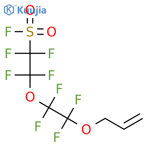 Ethanesulfonyl fluoride,1,1,2,2-tetrafluoro-2-[1,1,2,2-tetrafluoro-2-(2-propenyloxy)ethoxy]- structure