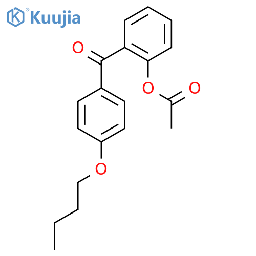 2-Acetoxy-4'-butoxybenzophenone structure