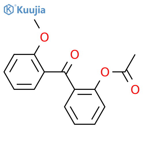 2-Acetoxy-2'-methoxybenzophenone structure