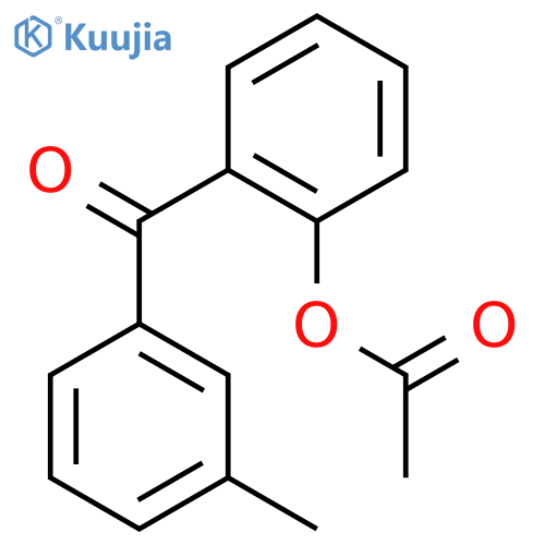 [2-(3-methylbenzoyl)phenyl] Acetate structure