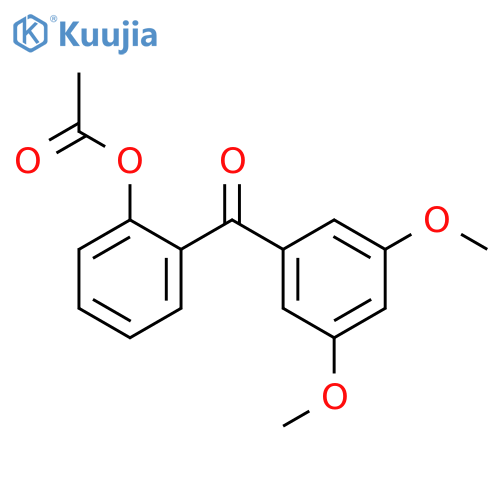 [2-(3,5-dimethoxybenzoyl)phenyl] acetate structure