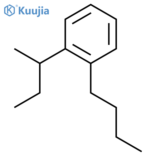 Benzene, 1-butyl-2-(1-methylpropyl)- structure