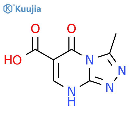 3-Methyl-5-oxo-5,8-dihydro1,2,4triazolo4,3-apyrimidine-6-carboxylic acid structure