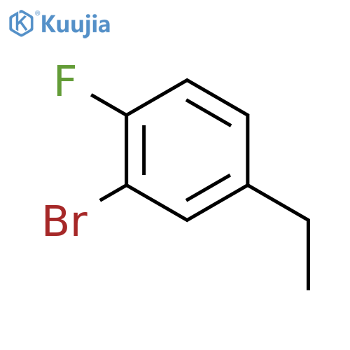 Benzene, 2-bromo-4-ethyl-1-fluoro- structure