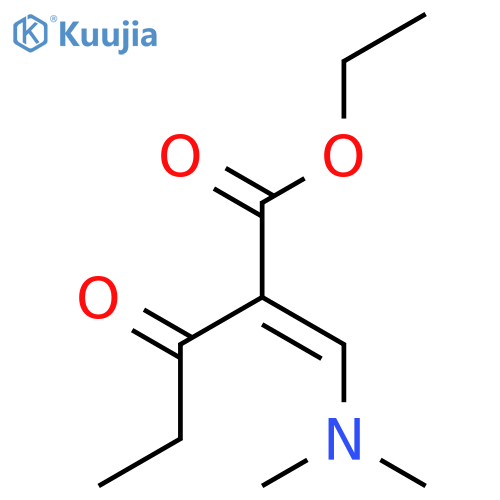 ethyl 2-(dimethylamino)methylidene-3-oxopentanoate structure