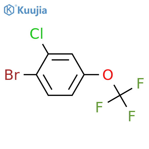 1-Bromo-2-chloro-4-(trifluoromethoxy)benzene structure
