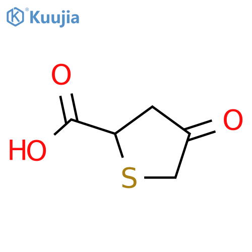 4-oxothiolane-2-carboxylic acid structure