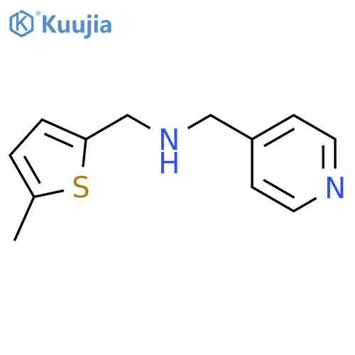 (5-Methyl-2-thienyl)methyl(4-pyridinylmethyl)amine Hydrochloride structure