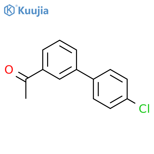 1-(4'-chloro-3-biphenylyl)ethanone structure