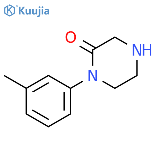 1-(m-Tolyl)piperazin-2-one structure