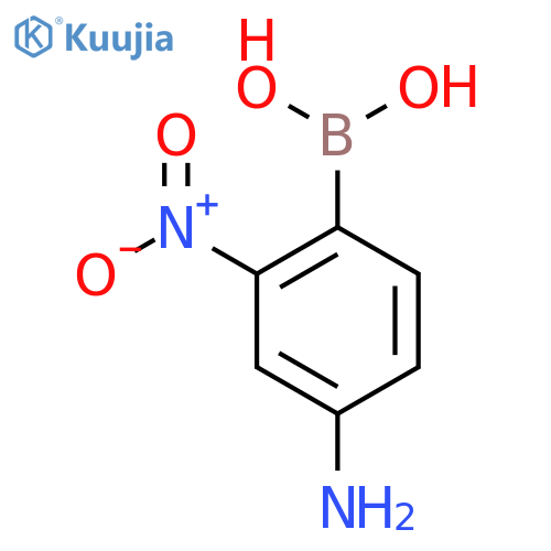 4-Dihydroxyboranyl-3-nitro-aniline structure