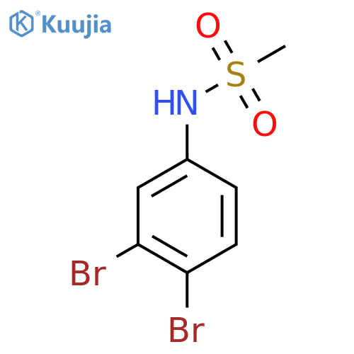 N-(3,4-dibromophenyl)methanesulfonamide structure