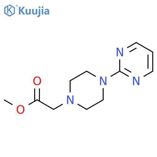 Methyl 2-4-(-2-Pyrimidyl)-1-piperazinylacetate structure