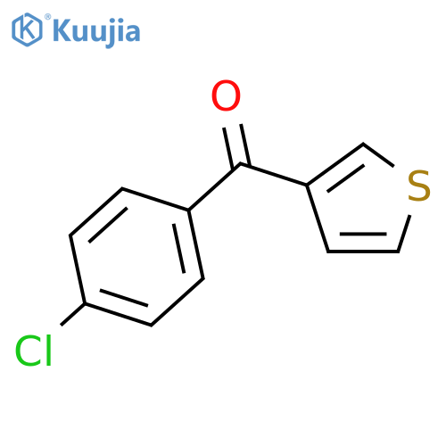 (4-chlorophenyl)(thiophen-3-yl)methanone structure