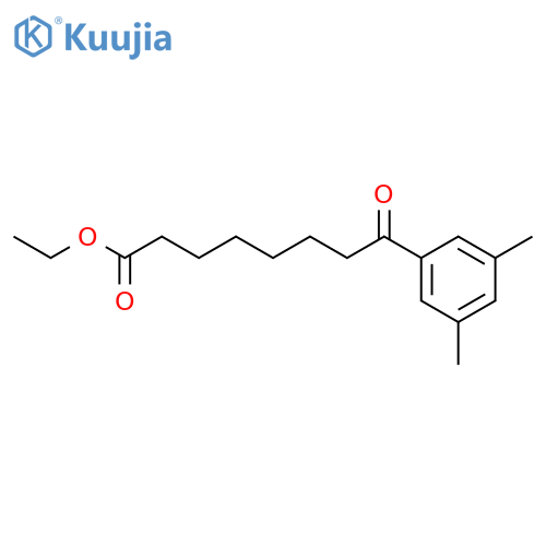 Ethyl 8-(3,5-dimethylphenyl)-8-oxooctanoate structure