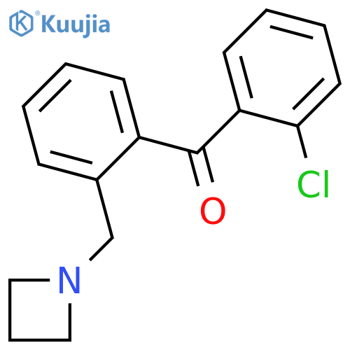 2-Azetidinomethyl-2'-chlorobenzophenone structure