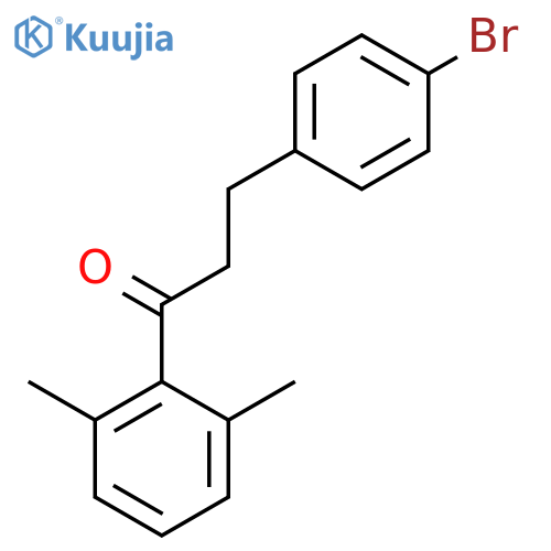 3-(4-Bromophenyl)-2',6'-dimethylpropiophenone structure
