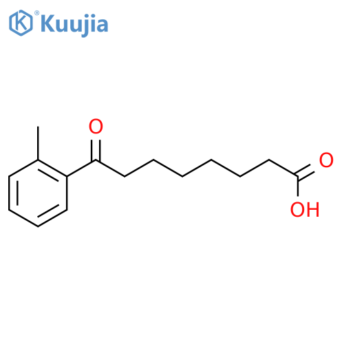 8-(2-methylphenyl)-8-oxooctanoic Acid structure