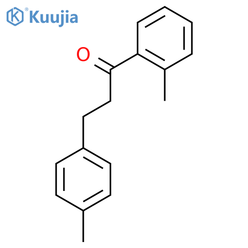 2'-Methyl-3-(4-methylphenyl)propiophenone structure