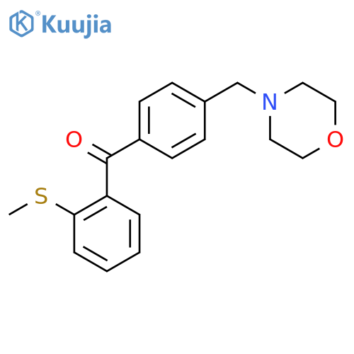 4'-Morpholinomethyl-2-thiomethylbenzophenone structure
