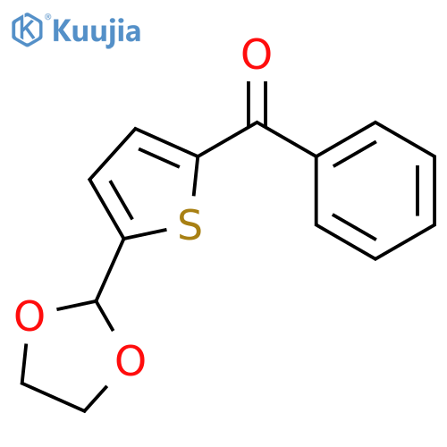 [5-(1,3-dioxolan-2-yl)thiophen-2-yl]-phenylmethanone structure