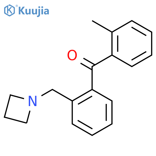 2-Azetidinomethyl-2'-methylbenzophenone structure
