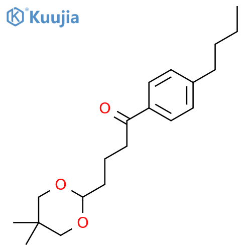 4'-n-Butyl-4-(5,5-dimethyl-1,3-dioxan-2-yl)butyrophenone structure