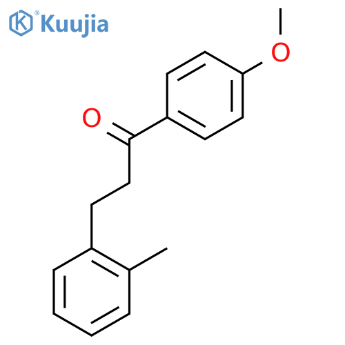 4'-Methoxy-3-(2-methylphenyl)propiophenone structure
