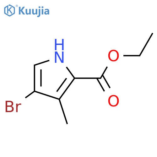 1H-Pyrrole-2-carboxylicacid, 4-bromo-3-methyl-, ethyl ester structure