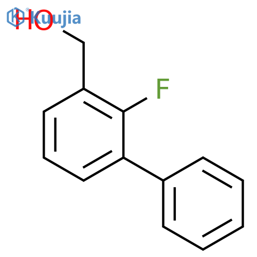 {2-fluoro-1,1'-biphenyl-3-yl}methanol structure