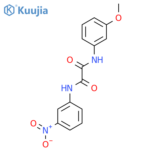 N'-(3-methoxyphenyl)-N-(3-nitrophenyl)ethanediamide structure