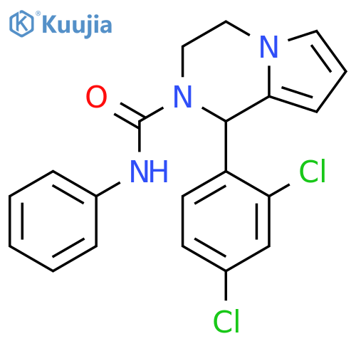 1-(2,4-dichlorophenyl)-N-phenyl-1H,2H,3H,4H-pyrrolo1,2-apyrazine-2-carboxamide structure