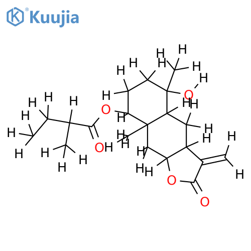 4,5-Dihydro-4alpha-hydroxyivangustin-2-methylbutyrat structure
