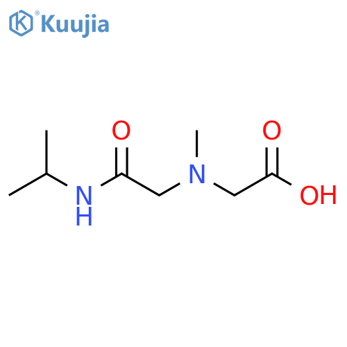2-methyl({(propan-2-yl)carbamoylmethyl})aminoacetic acid structure