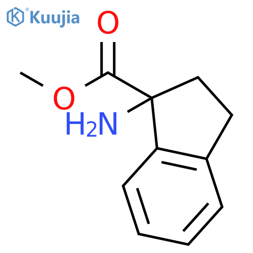 1H-Indene-1-carboxylic acid, 1-amino-2,3-dihydro-, methyl ester structure
