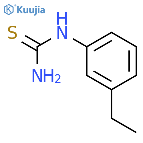 (3-ethylphenyl)thiourea structure