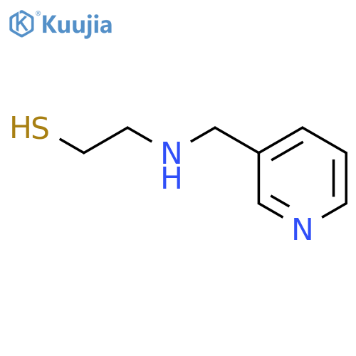 2-{(pyridin-3-yl)methylamino}ethane-1-thiol structure