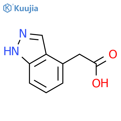 2-(1H-indazol-4-yl)acetic acid structure