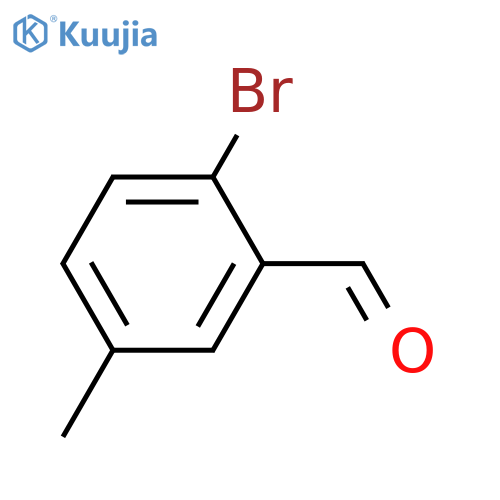 2-Bromo-5-methylbenzaldehyde structure