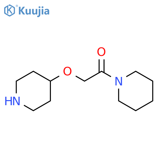 1-Piperidin-1-yl-2-(piperidin-4-yl-oxy)-ethanone structure