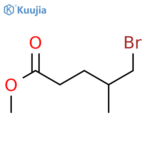 methyl 5-bromo-4-methylpentanoate structure