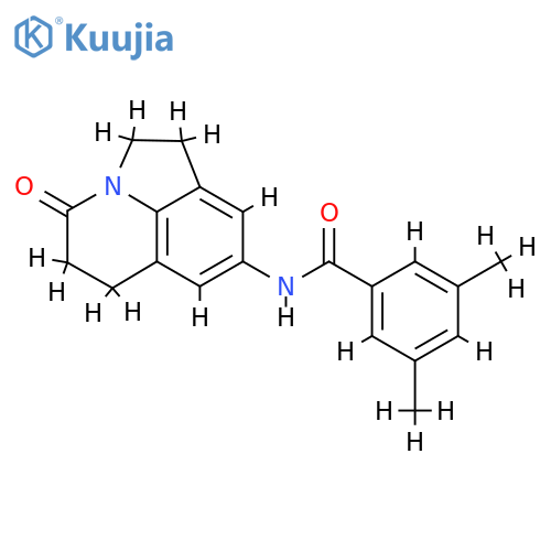 3,5-dimethyl-N-{11-oxo-1-azatricyclo6.3.1.0^{4,12}dodeca-4(12),5,7-trien-6-yl}benzamide structure