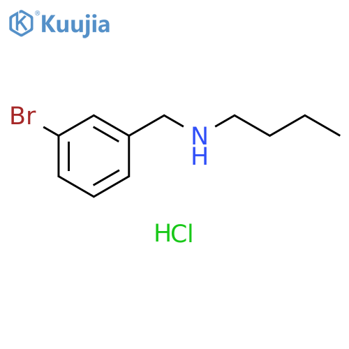 N-(3-bromobenzyl)-1-butanamine hydrochloride structure