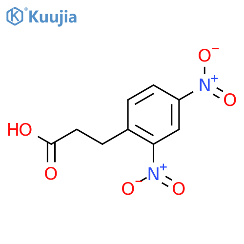 3-(2,4-Dinitrophenyl)propanoic acid structure