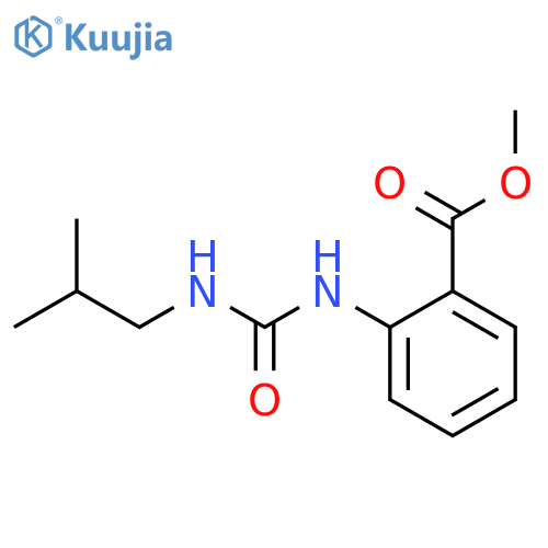 methyl 2-(3-isobutylureido)benzoate structure