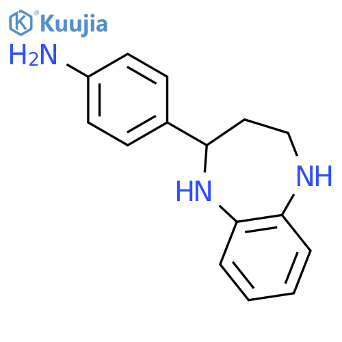 Benzenamine,4-(2,3,4,5-tetrahydro-1H-1,5-benzodiazepin-2-yl)- structure