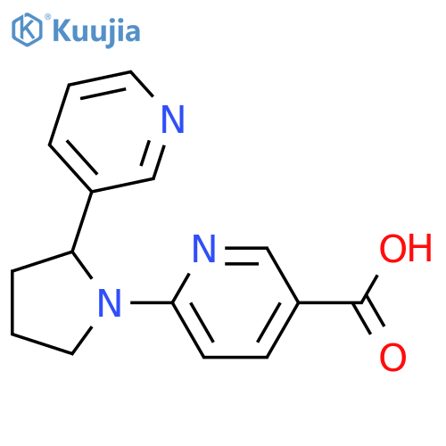 6-(2-PYRIDIN-3-YL-PYRROLIDIN-1-YL)-NICOTINIC ACID structure