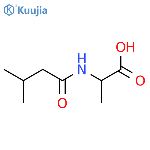 N-(3-Methylbutanoyl)alanine structure