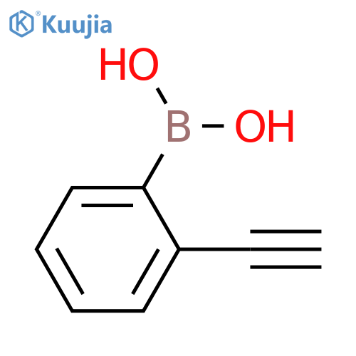 (2-Ethynylphenyl)boronic acid structure