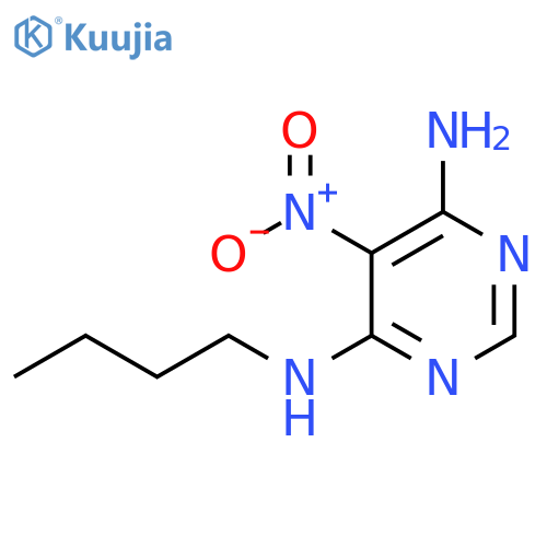N4-butyl-5-nitropyrimidine-4,6-diamine structure